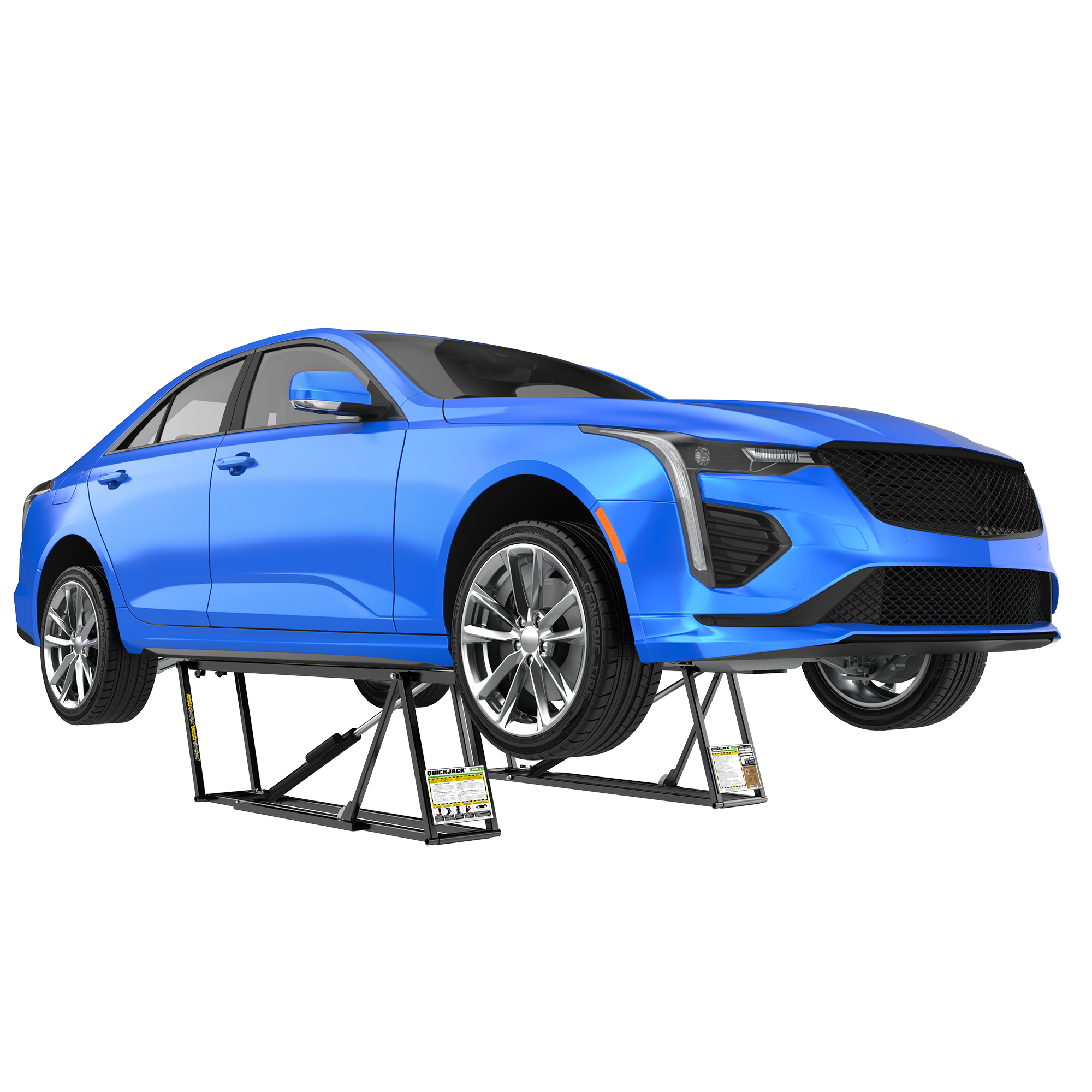 QuickJack 6000TL portable car lift with 6,000 lbs. lifting capacity
