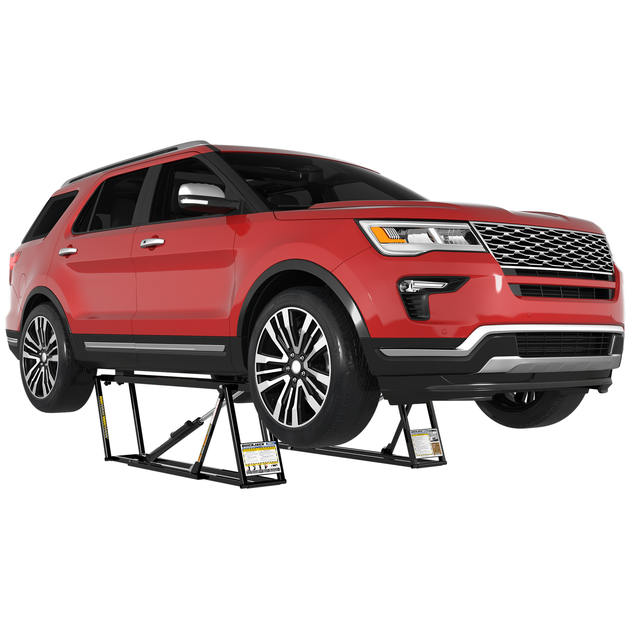 QuickJack 6000TLX extended-length portable car lift with 6,000 lbs. lifting capacity